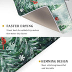 Winter Pines Tree Dish Drying Mats - Image 3