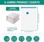 Cozy Essential Vacuum Storage Bags, Compression Space Saver Bags - Image 5