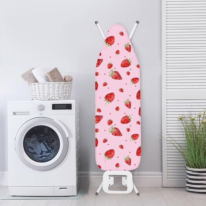 Pink Strawberry Ironing Board Cover and Pad - Image 4