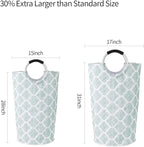 Dalykate Large Laundry Basket 82L Collapsible Oxford Fabric Laundry Hamper - Image 2