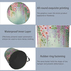 Colorful Flowers Laundry Basket, Foldable - Image 5