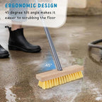 Floor Scrubber Brush with Long Handle - Image 2