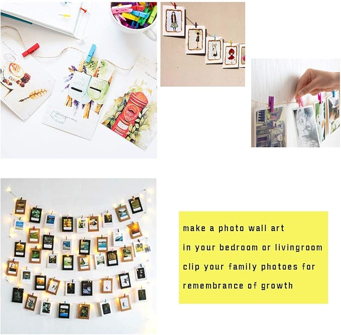 1.35 Inch Mini Clothes Pins for Photo100 Pcs - Image 8