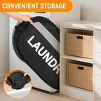 Collapsible Laundry Baskets, Tear-proof Dirty Clothes Hampers - Image 4