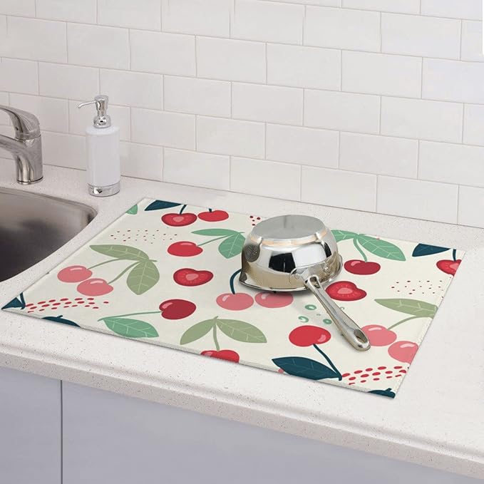 Large Dish Drying Mats For Kitchen Counter Microfiber Kitchen Drying Mat XL - Image 7