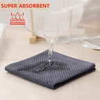 Kitinjoy 100% Cotton Kitchen Dish Cloths, 8 Pack Waffle Weave Ultra Soft - Image 3