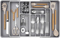 Lifewit Utensil Organizer for Kitchen Drawer, Expandable Cooking Silverware Tray by Lifewit