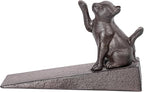 Sungmor Heavy Duty Cast Iron Cat Door Stops | Decorative Cute Animal Statue by Sungmor