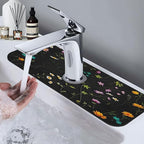 Flower Branch Pattern Design Cute Kitchen sink faucet pad, strong water - Image 6