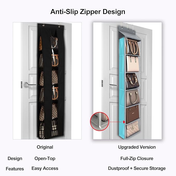Lirex Over The Door Purse Organizer & Purse Shelf - Image 4