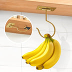 Self Adhesive Banana Hook Under Cabinet Foldable Banana Hanger Metal Under - Image 9