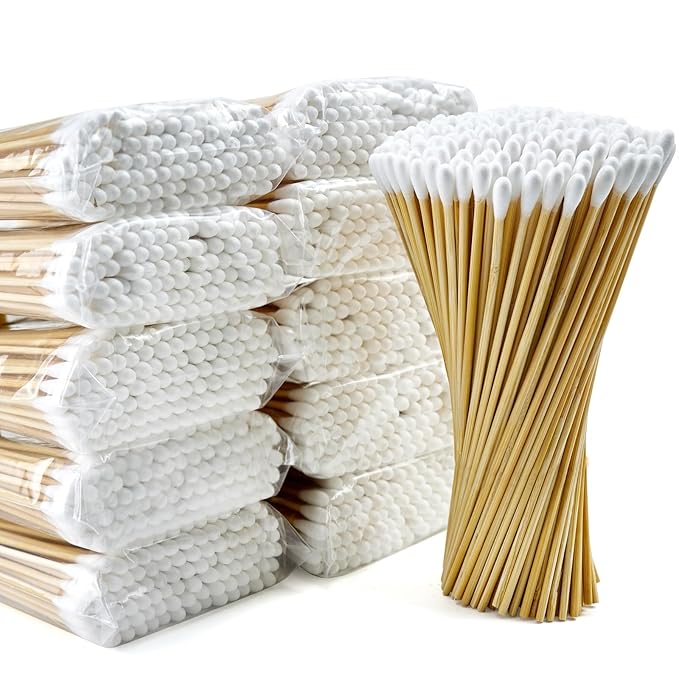 1000 PCS Long Cotton Swabs by UrbanAbode