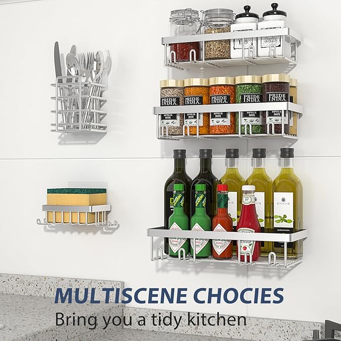 5 Pack Shower Caddy Organizer Rack Shelf - Image 8