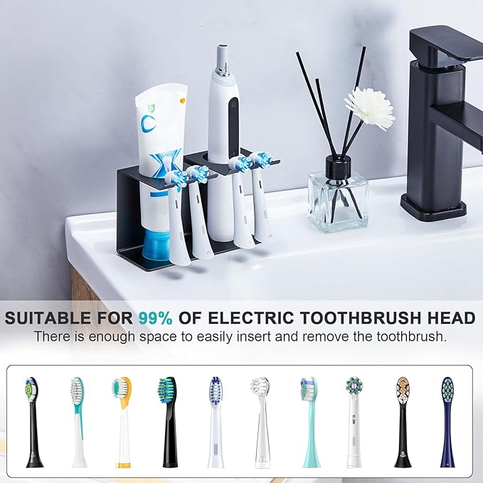 Toothbrush Head Holders, Electric Tooth Brush Head Holder, Wall Mounted - Image 7
