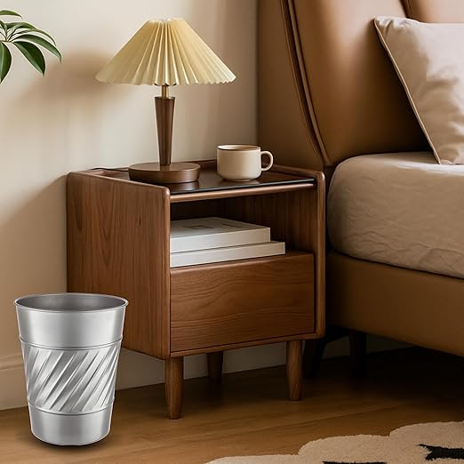 Monarch Abode Metal Bathroom Trash Can – Waste Basket - Image 8