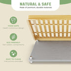 NIUM Stone Drying Mat for Kitchen Counter & Bamboo Rack - Image 5