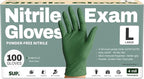 SUP Disposable Nitrile Gloves, Powder-Free Latex-Free Food Safe Cooking Home by SUP