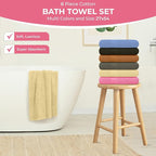 100% Cotton Bath Towels-27x54inch - Image 3