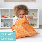 Bumkins Waterproof Wet Dry Bag for Baby, Swim Suit, Cloth Diapers, Pump Parts - Image 3