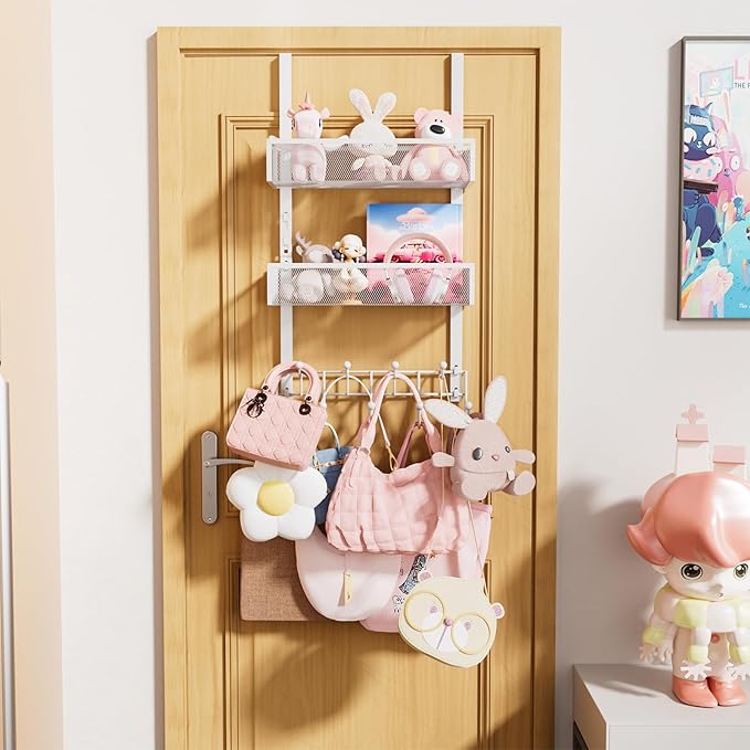 Consumest Over The Door Organizer Hooks, Door Hanger - Image 5