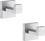 Towel Hooks for Bathrooms, Brushed Nickel Towel Hook for Kitchen Bathroom by Delarkusi