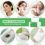 Disposable Face Towel, for Washing Soft Cotton Dry Wipes Facial Cloths - Image 6