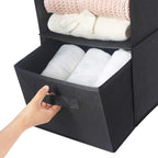 MAX Houser 4-Shelf Hanging Closet Organizer, Space Saver, Cloth Hanging Shelves - Image 6