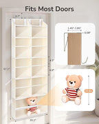 ULG Over the Door Organizer, 5-Tier Hanging Storage - Image 2
