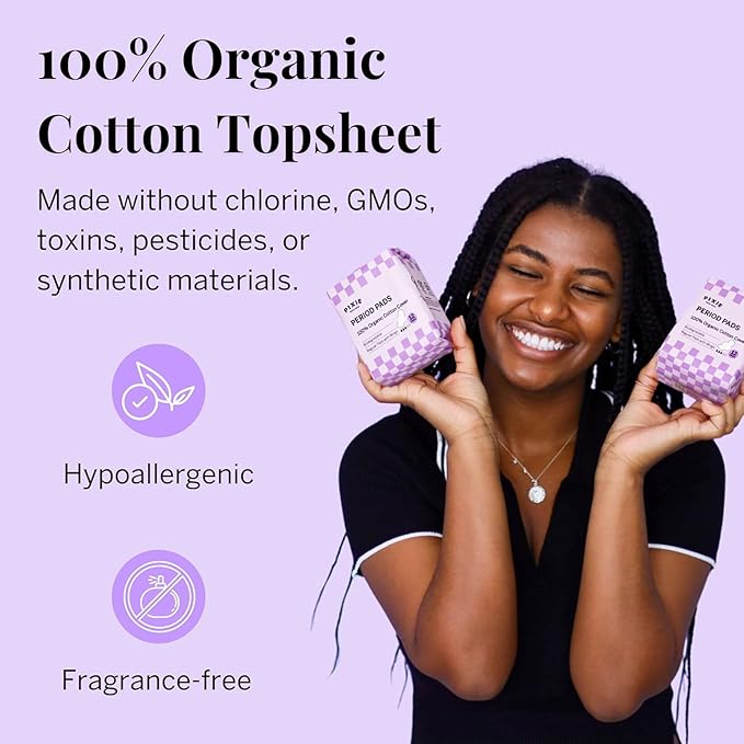Pixie Organic Cotton Ultra Thin Pads - Image 2