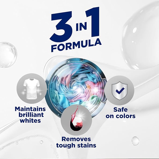 OxiClean Triple Action White Revive Laundry Whitener and Stain Remover Powder - Image 4