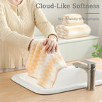 4 Piece Extra Large Bath Towel Set Oversized Bath Sheet 35"x70" Bathroom Towel - Image 8