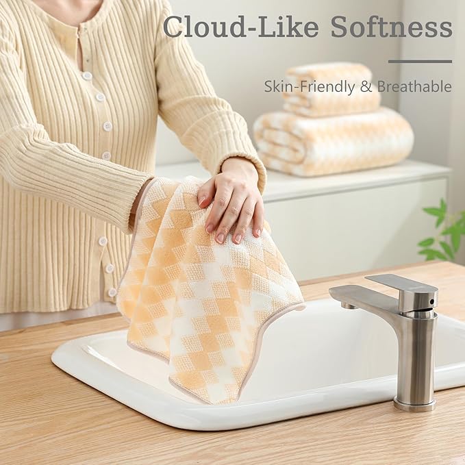4 Piece Extra Large Bath Towel Set Oversized Bath Sheet 35"x70" Bathroom Towel - Image 8