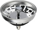 Danco 81091 3-1/2-Inch Post Lock-in Basket Strainer, Stainless Steel by DANCO