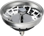Danco 81091 3-1/2-Inch Post Lock-in Basket Strainer, Stainless Steel by DANCO