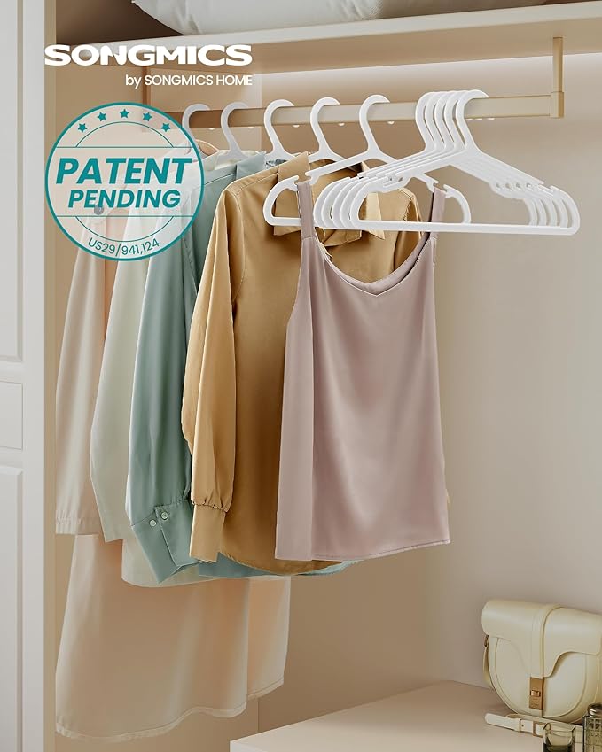 SONGMICS Clothes Hangers, Plastic Hangers, - Image 2