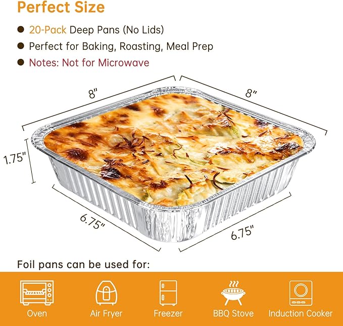 8x8 Aluminum Pans - Image 3