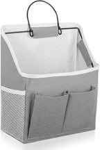 Wall Hanging Storage Bag Cotton Linen Hanging Storage Basket by Unknown