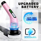 Electric Spin Scrubber for Cleaning Bathroom: Cordless Power Shower Scrubber - Image 5