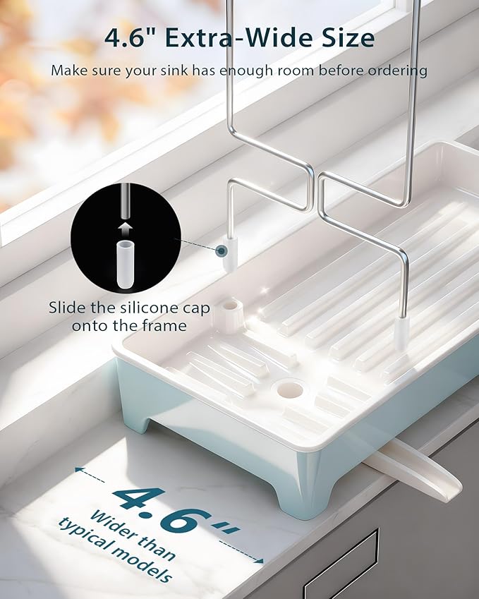 Minimalist Sink Caddy, Rustproof Sponge Holder - Image 4