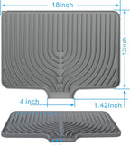 Dish Drying Matt for Kitchen Counter, Kitchen Dry Mats for Dishes Drying Pad - Image 5
