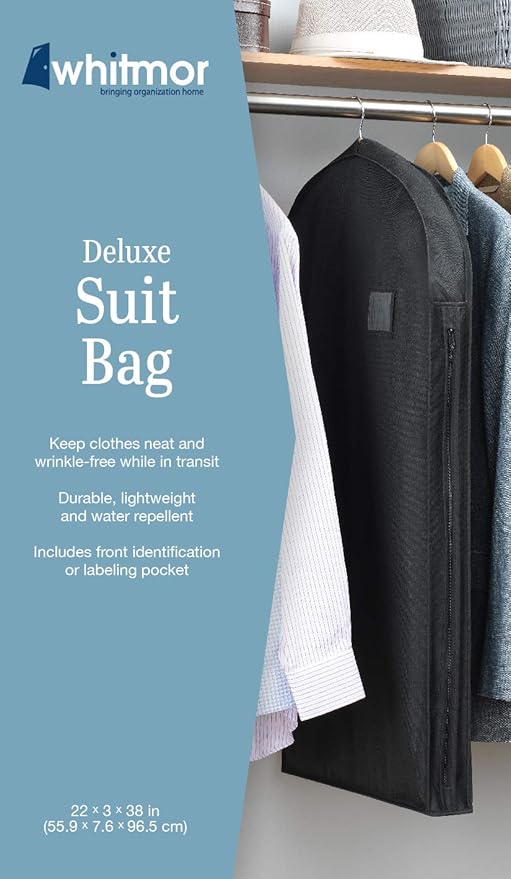 Whitmor Deluxe Zippered Suit Bag - Image 4