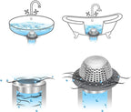 LEKEYE Drain Hair Catcher/Bathtub Drain Cover/Drain Protector - Image 6