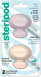 Steripod Clip-On Toothbrush Protector, Keeps Fresh and Clean, Fits Most Manual by Steripod