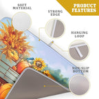 Thanksgiving Autumn Harvest Pumpkin Dish Drying Mat - Image 4