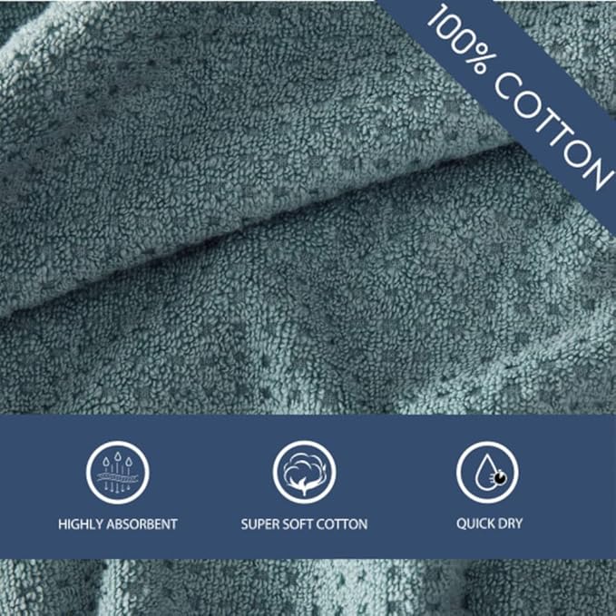 Tommy Bahama - Bath Towels, Highly Absorbent Cotton Bathroom Decor, Low Linting - Image 5