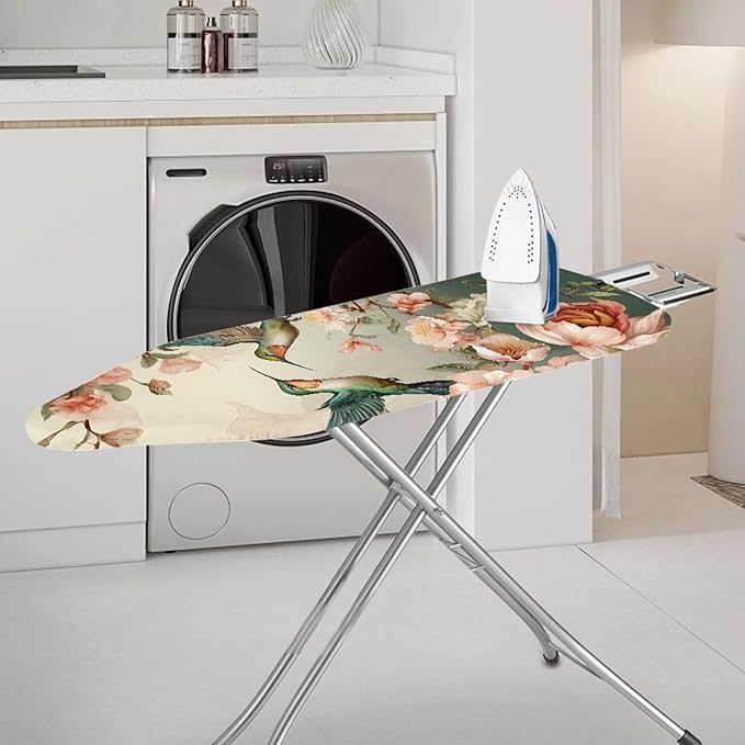 ZDCUSTOM Hummingbird Flower Ironing Board Cover Tabletop Ironing Board Cover - Image 2