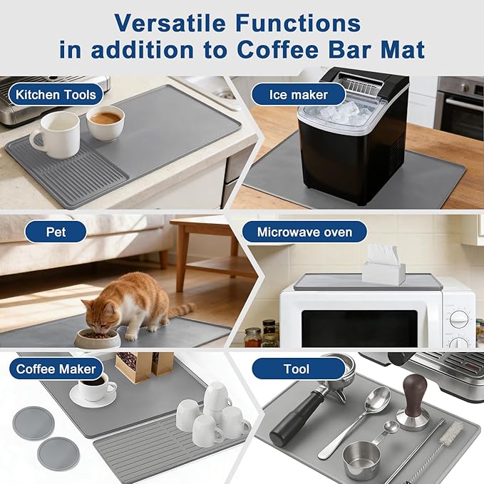 Mrcrypos Silicone Coffee Mat 16X24in - Image 8