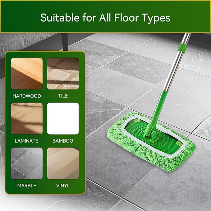3 Pack Reusable Microfiber Mop Pads Compatible - Image 5
