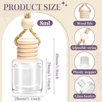 AROIC Car Air Freshener Diffuser Set, 6 Pack Lavender Natural Slow-Release - Image 6