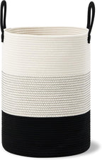 VIPOSCO Large Laundry Hamper, Tall Woven Rope Storage Basket - Image 8
